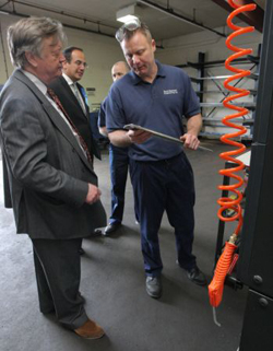 Ken Clarke Visits Scot Bennett Engineering